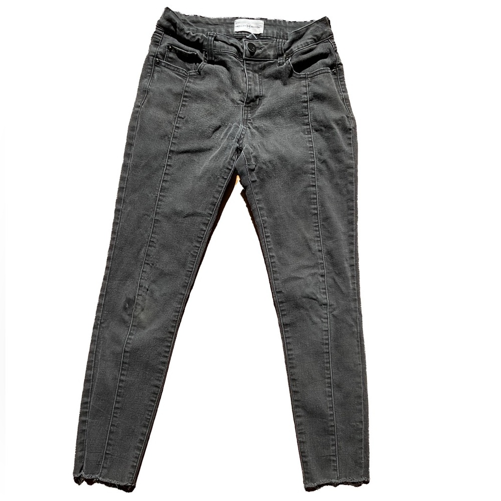 Ashley Mason Charcoal Ankle Jeans